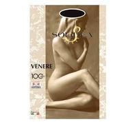 Solidea VENERE 100 COLLANT TUTTO NUDO BLU SCURO 4XL