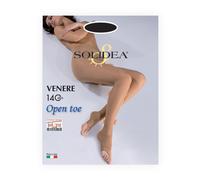Solidea Collant VENERE 140 – 140 den cipria punta aperta art. 0480A4 Taglia L