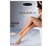 Solidea Collant VENERE 70 OPEN TOE – 70 den GLACE a punta aperta – art. 048070 Taglia ML