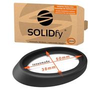 SOLIDfy® - Guarnizione di riparazione per antenna sul tetto | Dimensioni 60 x 43 mm (dimensioni interne: 50 x 38 mm) base antenna in gomma Roof Aerial Rubber