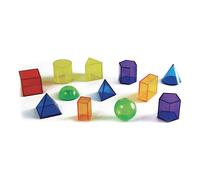 Solidi Geometrici Traslucidi - 12 Pezzi da 10 cm