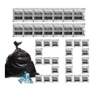 Solidificatore portatile per WC, 50 pezzi, gel per cacca, polimero assorbente liquido, gestione efficiente dei rifiuti per viaggi in auto, escursioni all'aperto, viaggi con zaino in spalla, viaggi in