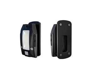 Solidline SC2R - Lampada LED COB LED, con batteria, ricaricabile, con morsetto, cavo USB, 1 pezzo