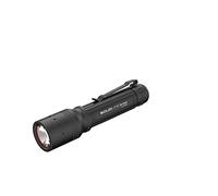 Solidline ST 5R - Torcia tascabile a LED, ricaricabile, con batteria, 380 lumen, 230 m, durata di 15 ore, con batteria, clip da tasca e supporto da parete, 1 pezzo