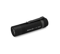 Solidline ST 6, torcia LED super luminosa, focalizzabile, 320 lumen, durata 25 ore, portata 140 m, batterie incluse