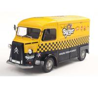 MODELLINO FURGONE STATICO SOLIDO CITROEN TYPE HY NYC BURGER 1969 GIALLO 1:18