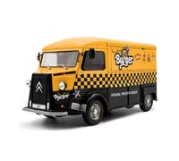 MODELLINO FURGONE STATICO SOLIDO CITROEN TYPE HY NYC BURGER 1969 GIALLO 1:18