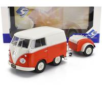 SOLIDO 1/18 FURGONE VOLKSWAGEN T1 VAN KOOL TRAILER 1950 MODELLINO STATICO