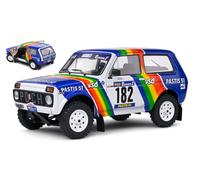 SOLIDO 1/18 LADA NIVA 182 RALLY PARIS DAKAR 1984 MODELLINO STATICO DIECAST