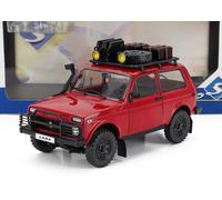 SOLIDO 1/18 LADA NIVA 1980 ROSSO MODELLINO AUTO STATICO MODELLISMO DIECAST