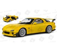 SOLIDO 1/18 MAZDA RX 7 FD RS COUPE 1994 GIALLO MODELLINO STATICO DIECAST
