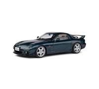 MODELLINO AUTO STATICO SOLIDO MAZDA RX-7 FD RS COUPE 1994 BLU SCALA 1/18