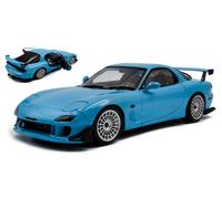 SOLIDO 1/18 MAZDA RX7 FD3RS WORKS 1999 BLU MODELLINO AUTO STATICO DIECAST