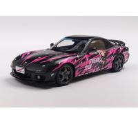 Mazda RX7 FD3RS Solido Works Itasha Club 1999 Nero Fucsia Modello 1:18 Solido