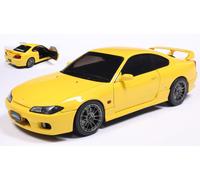 SOLIDO 1/18 NISSAN SILVIA S15 SPEC-R AERO GIALLO 1999 1:18 MODELLINO AUTO