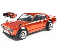 SOLIDO 1/18 NISSAN SKYLINE HAKOSUKA 1970 ARANCIO MODELLINO STATICO DIECAST