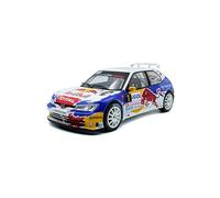 Peugeot 306 Maxi #1 Rallye Du Var 2017 Bianco Loeb Elena Modellino 1:18 Solido