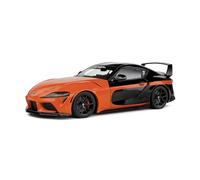 1:18 SOLIDO Toyota Supra Gr 2023 Orange Black SL1809005