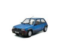 SOLIDO 1810004 MINIATURE RENAULT 5 GT TURBO MK1 BLU ALPINE 1985 1/18