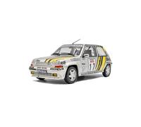 SOLIDO 1810005 MINIATURE RENAULT 5 GT TURBO MK2 ARGENTO 17 ORECCHIO GIRO IN C...