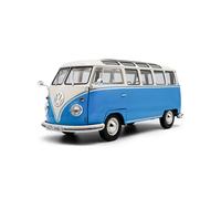 1:18 SOLIDO Volkswagen T1 Samba Minibus 1962 Light Blue White SL1813401