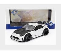 Toyota GR86 Lbwk Bodykit 2024 Bianco Metallizzato Modellino Auto 1:18 Solido