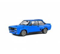 MODELLINO AUTO STATICO SOLIDO FIAT 131 ABARTH 1980 BLU MODELLISMO SCALA 1:18