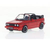 VW Golf 1 Cabrio Sportline 1992 Rosso Modellino Auto 1:43 Solido