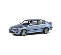 SOLIDO 4310503 MINIATURA BMW M5 E39 ARGENTO BLU ACQUA 2000 1/43