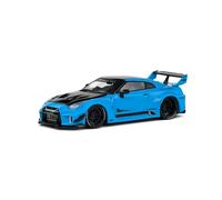 SOLIDO 4311209 MINIATURA NISSAN GTR35 LBWK SILHOUETTE BLU MIAMI 2019 1/43