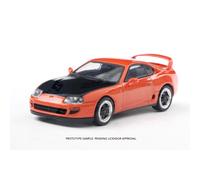 SOLIDO 4314006 MINIATURA TOYOTA SUPRA MK.4 ARANCIONE PERSONALIZZATO 2001 1/43