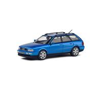SOLIDO 4314506 MINIATURA AUDI AVANT S2 KINGFISHER BLU 1994 1/43