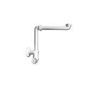 SOLIDO 9003076003976 - Sifone salvaspazio, 5/4" x 30 mm, colore: Bianco