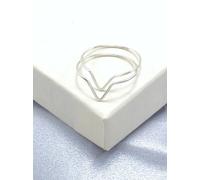 Solido argento sterling 925 Set da 2 pezzi Anello anniversario fatto a mano...