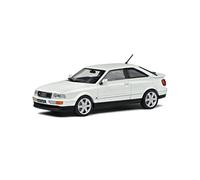 Die cast 1/43 Modellino Auto Audi 80 Coupe S2 Turbo White Pearl 1992 by Solido