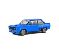 MODELLINO AUTO STATICO SOLIDO FIAT 131 ABARTH 1980 BLU MODELLISMO SCALA 1:18