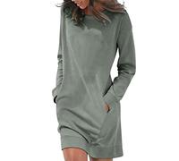 Solido Carino Felpe per Le Donne Manica Lunga Autunno Abiti Alla Moda Vestibilità Larga Comfort Felpe Larga Fit Cartoon 2025 Workou Goth Fashion Ladies Personalizzate Felpe Y2K Preppy, Grigio, XL