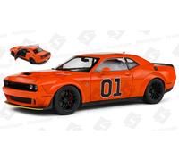 Solido DODGE CHALLENGER R/T N.01 SCAT PACK 2023 "GEN.LEE TRIBUTE" ORANGE 1:18