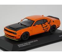 Dodge Challenger Srt Demon V8 6.2l Coupe 2018 Orange/black 1:43 Model 4310306