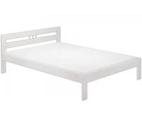Solido elegante letto bianco Pino 120x200 con doghe rigide-materasso 60.64-12WM