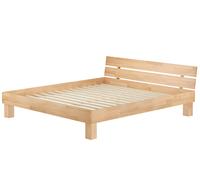 Solido extra grande matrimoniale 180x220 Faggio con doghe rigide 60.86-18-220