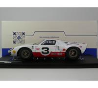 SOLIDO 1803010 FORD USA - GT40 MKI N 3 ERIC DEAN DESIGN 2015 - WHITE RED - 1/18