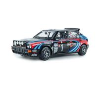 Solido - Lancia Delta HF Integrale M Rally Tribute 1991 1:18 - Modellino Auto Die-Cast da Collezione, in Metallo, Nero, con Base in Plastica, Scatola Finestra