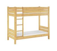 Solido letto a castello Pino PER ADULTI 90x200 divisibile materassi 60.16-09T80M