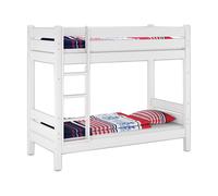 Solido letto Pino bianco anche PER ADULTI 100x220 e materassi 60.16-10-220WT100M