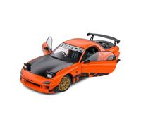 Mazda RX-7 FD3RS Works Coupe 1999 Orange Arancione Solido 1:18 Nuovo Die-cast