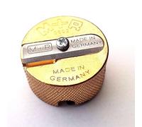 Solido Metallo Ottone Temperino Rotondo Doppio Foro Germania Fatto Professionale