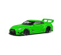 NISSAN GT-R (R35) LB WORK SILHOUETTE ACID GREEN 2020 1/43 Solido Nuovo in...