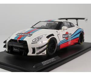Solido Nissan GT-R R35 LBWK Body Kit Type 2 MARTINI 2024 1/18 S1805819
