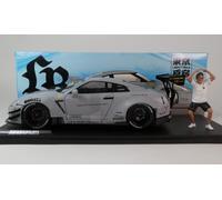 Solido Nissan GT-R R35 Liberty Walk LBWK Type 2 with figure 2018 1/18 S1805821